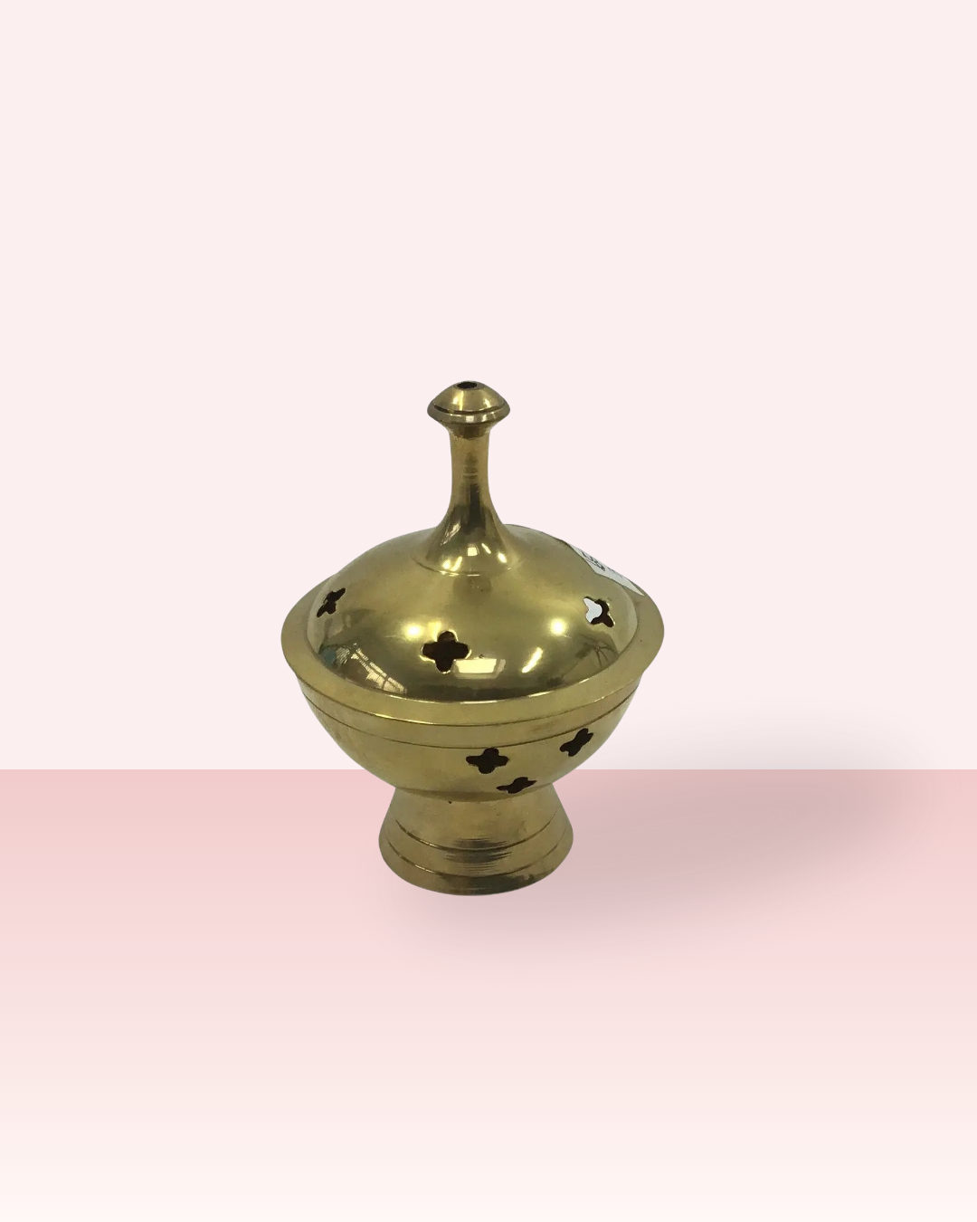 Messinkinen suitsukealusta 10cm