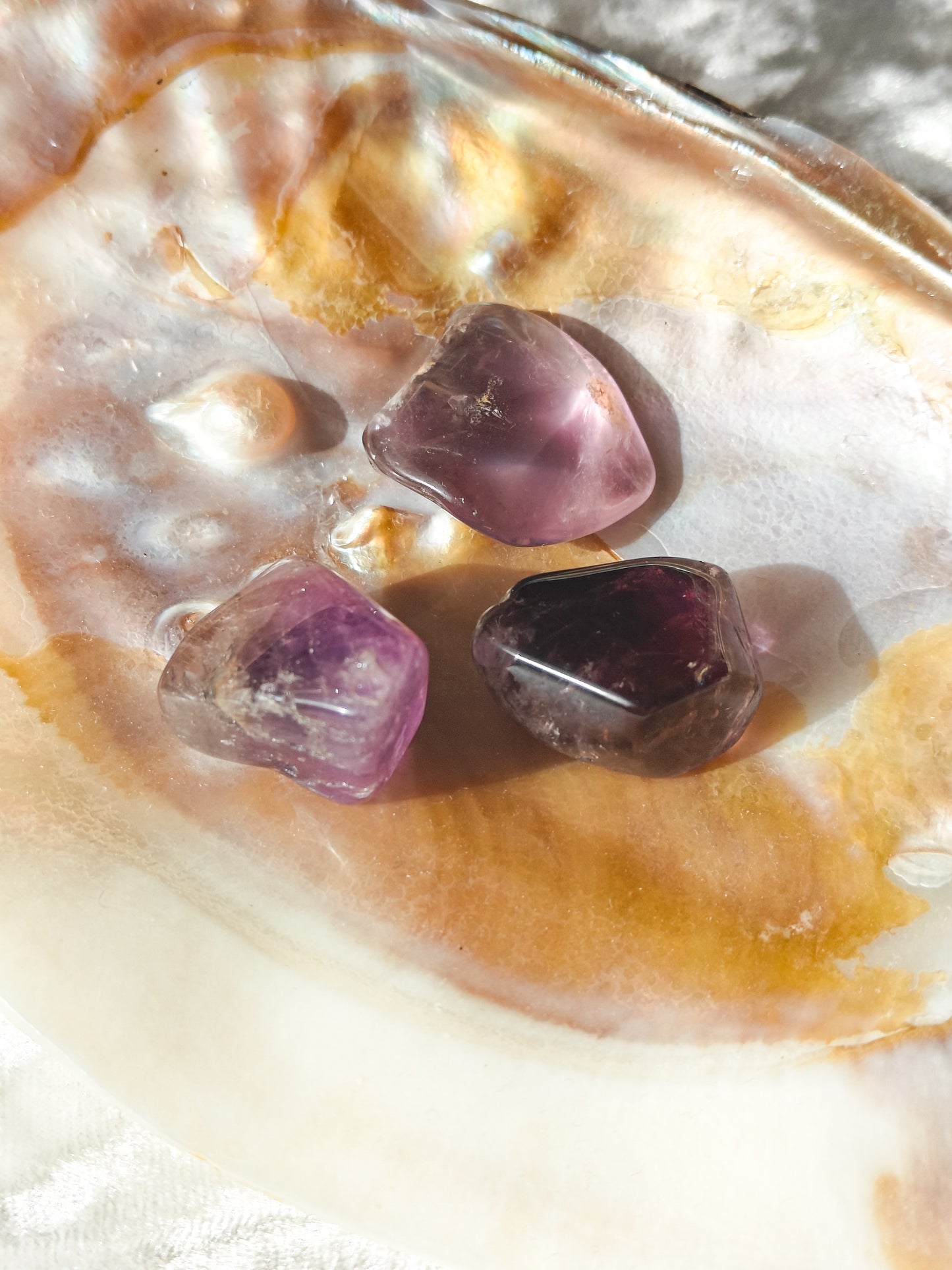 Ametisti rumpuhiottu