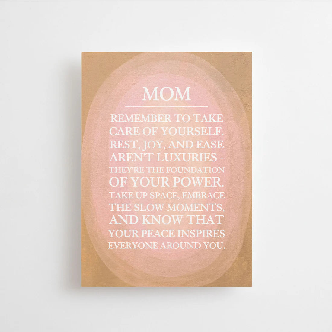 Mom selfcare postikortti