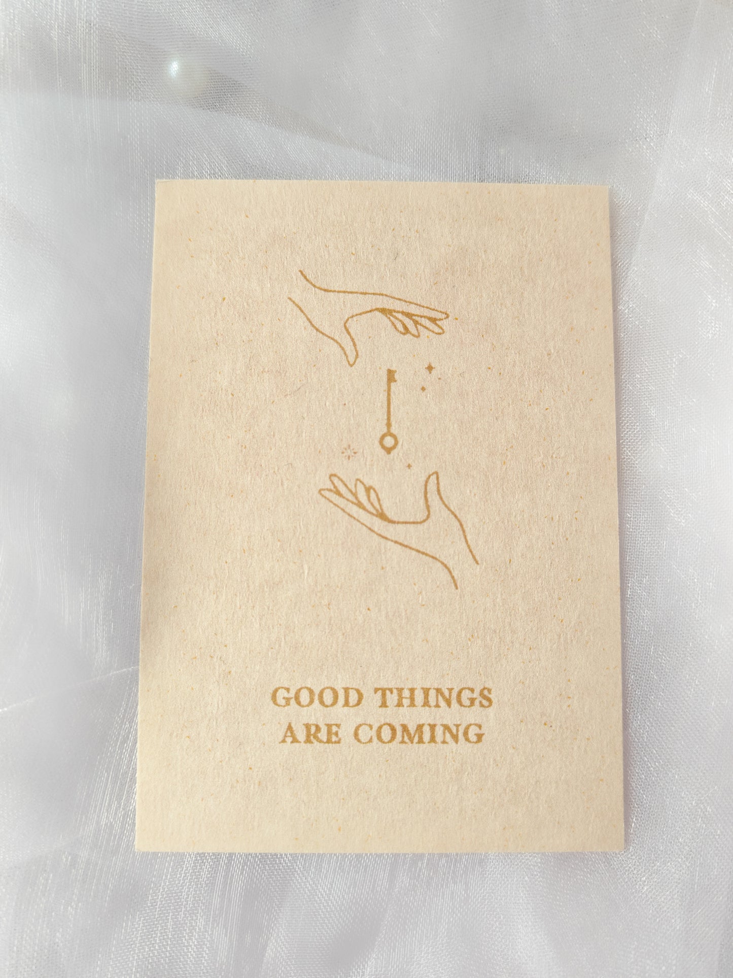 Good Things Are Coming - Mini postikortti