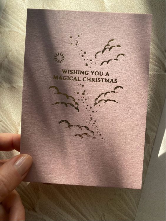 Magical christmas pink