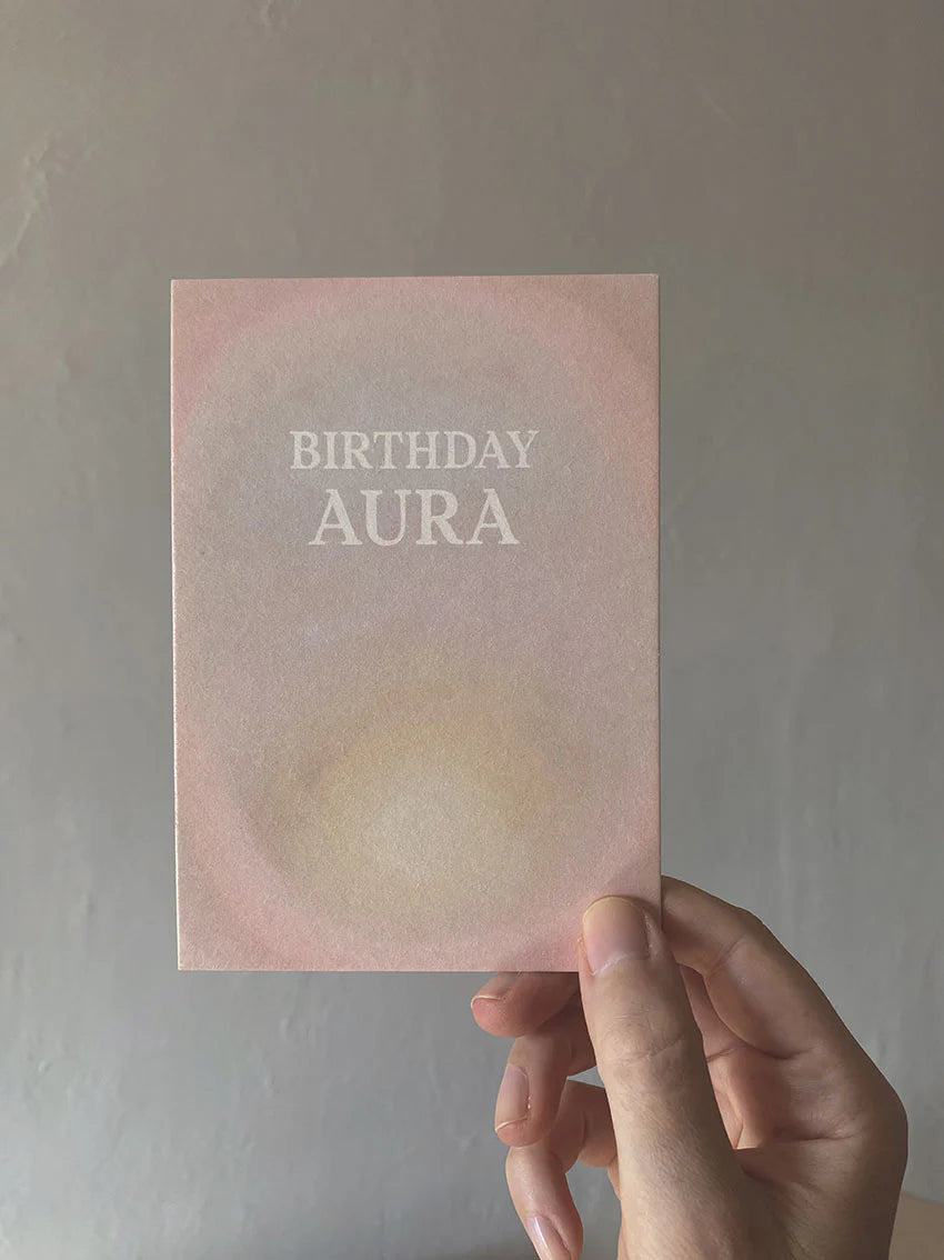 Birthday aura postikortti