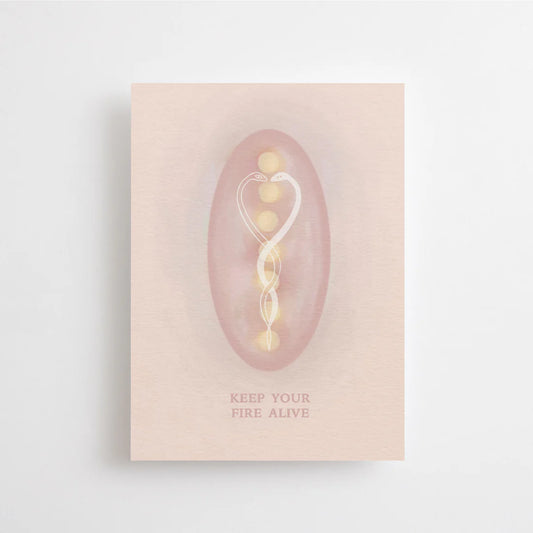 Keep your fire alive postikortti