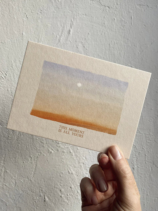 This moment is all yours